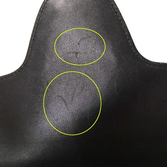 GUCCI Bag Women's Shoulder Microsima Horsebit Leather Black 449635 Chain - Picture 14 of 16